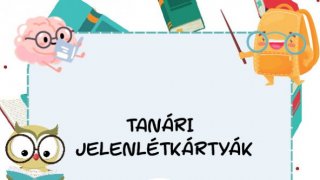 TANÁRI JELENLÉTKÁRTYÁK